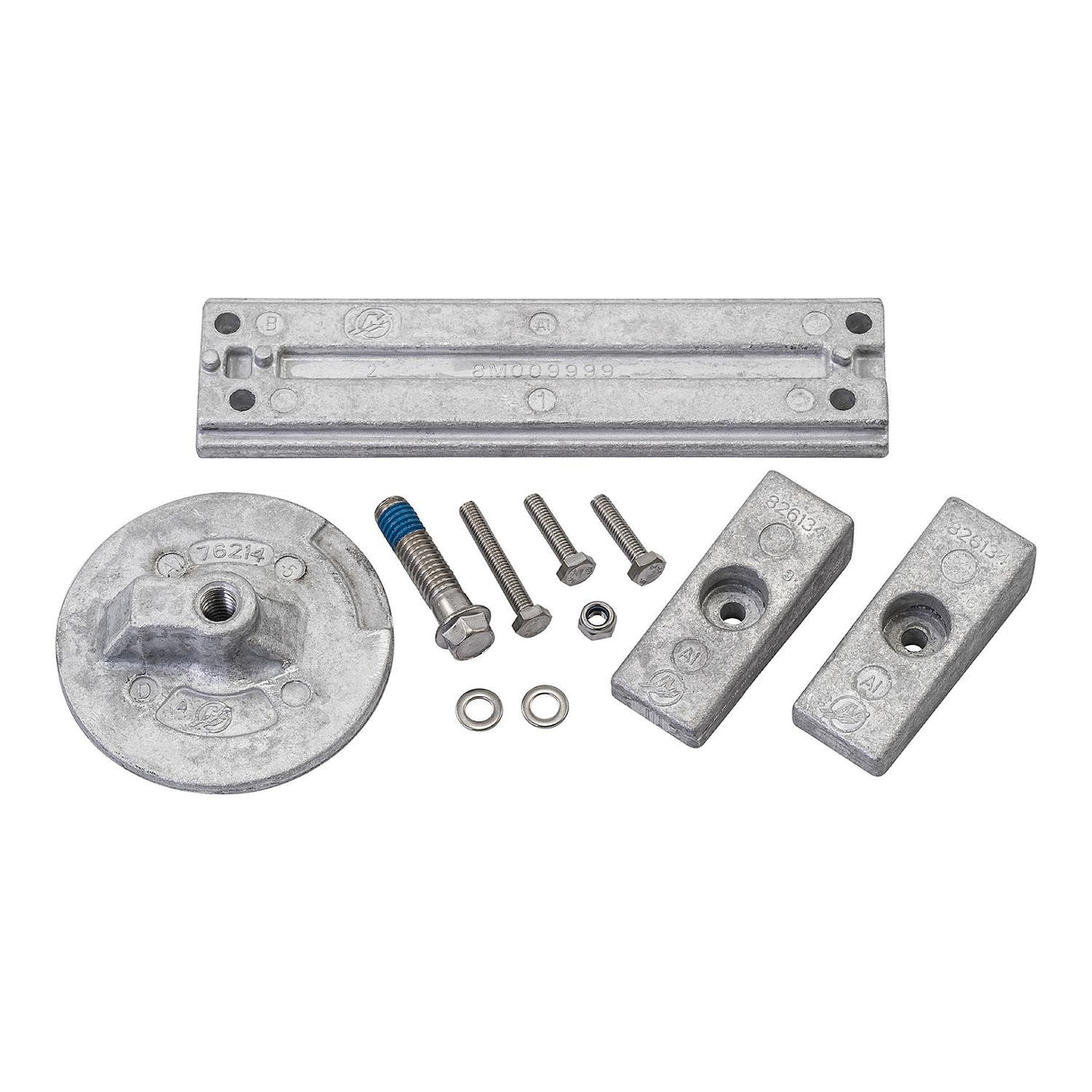 OEM Mercury / Quicksilver 8M0107550 Aluminum Anode Kit for Mercury Verado and OptiMax Outboards