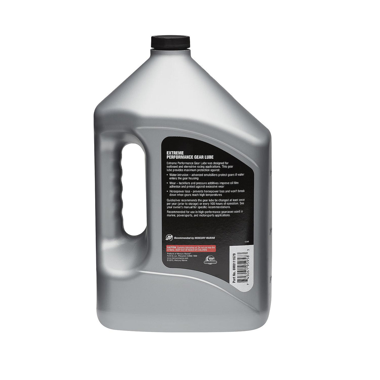 OEM Mercury / Quicksilver 85W-90 Extreme Performance Gear Lube For Outboard and Sterndrive Engines, 1 Gallon
