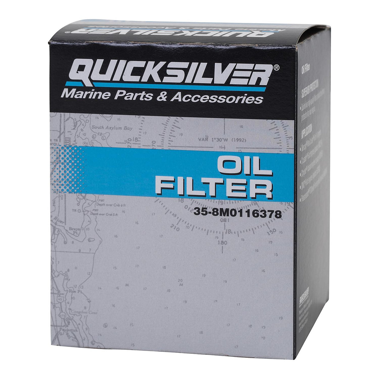 OEM Mercury / Quicksilver 8M0116378 Oil Filter for MerCruiser Sterndrive and Inboard Engines by Ford Motor Company