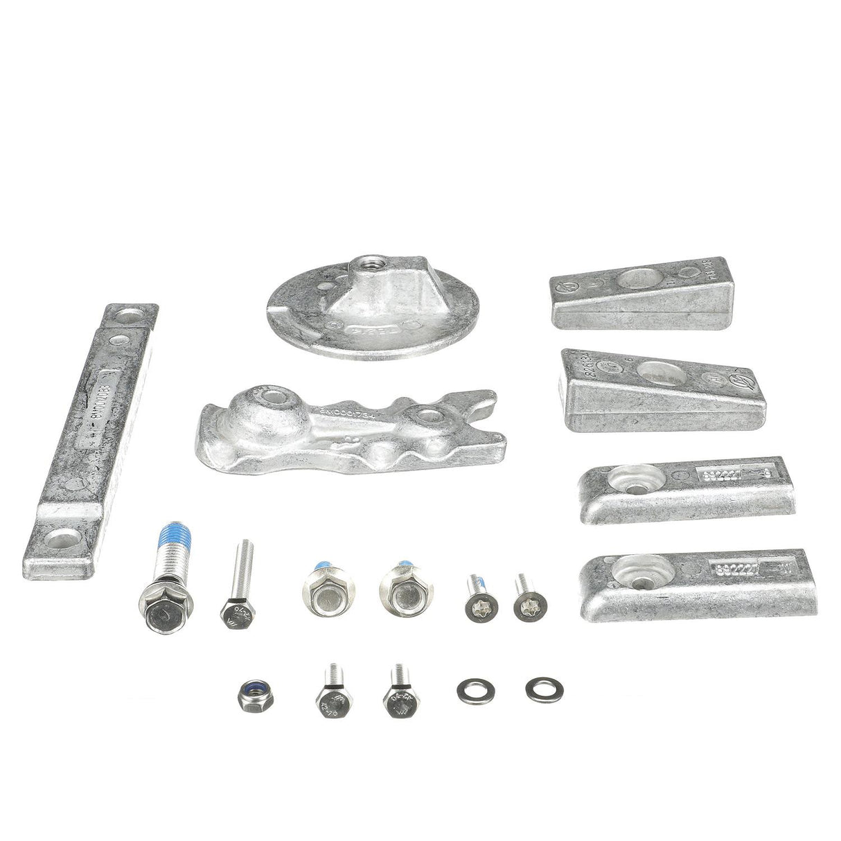 OEM Mercury Aluminum Anode Kit 8M0116590 for Mercury L6 350-400hp Verado Outboards