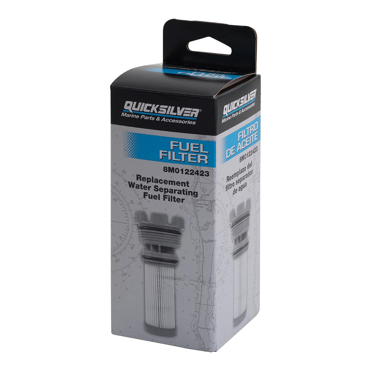 OEM Mercury / Quicksilver 8M0122423 Fuel Filter Element for Select Mercury and Mariner Outboards and MerCruiser Sterndrive Engines