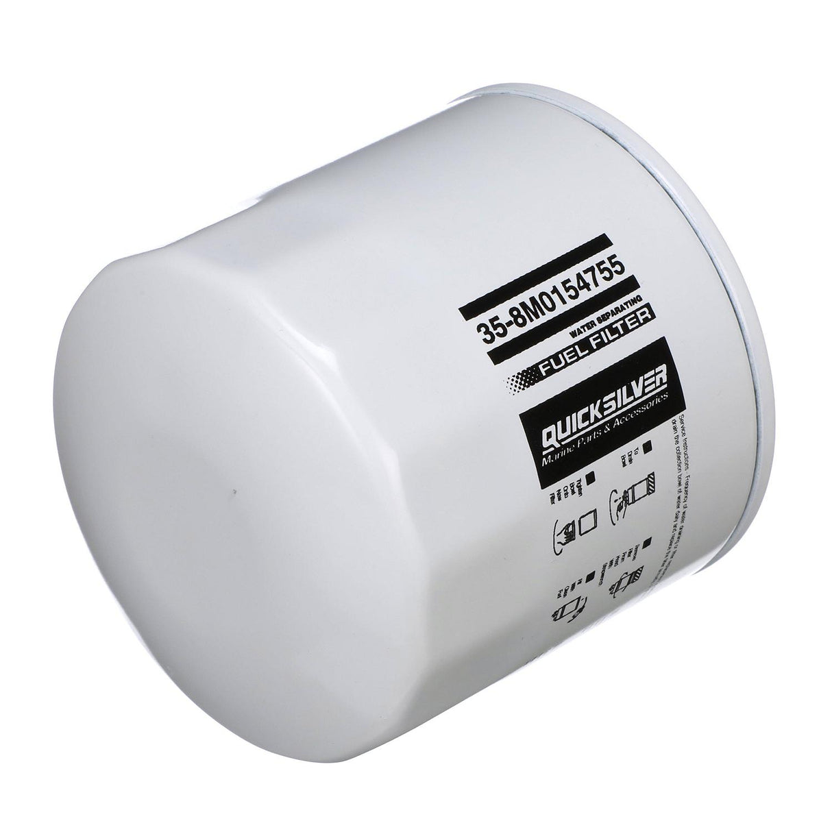 OEM Mercury / Quicksilver 8M0154755 Water Separating Fuel Filter for Various Marine Engines