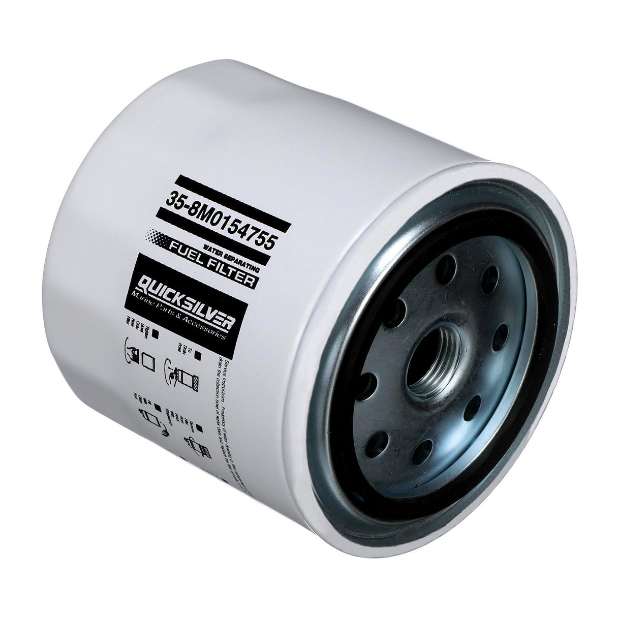 OEM Mercury / Quicksilver 8M0154755 Water Separating Fuel Filter for Various Marine Engines