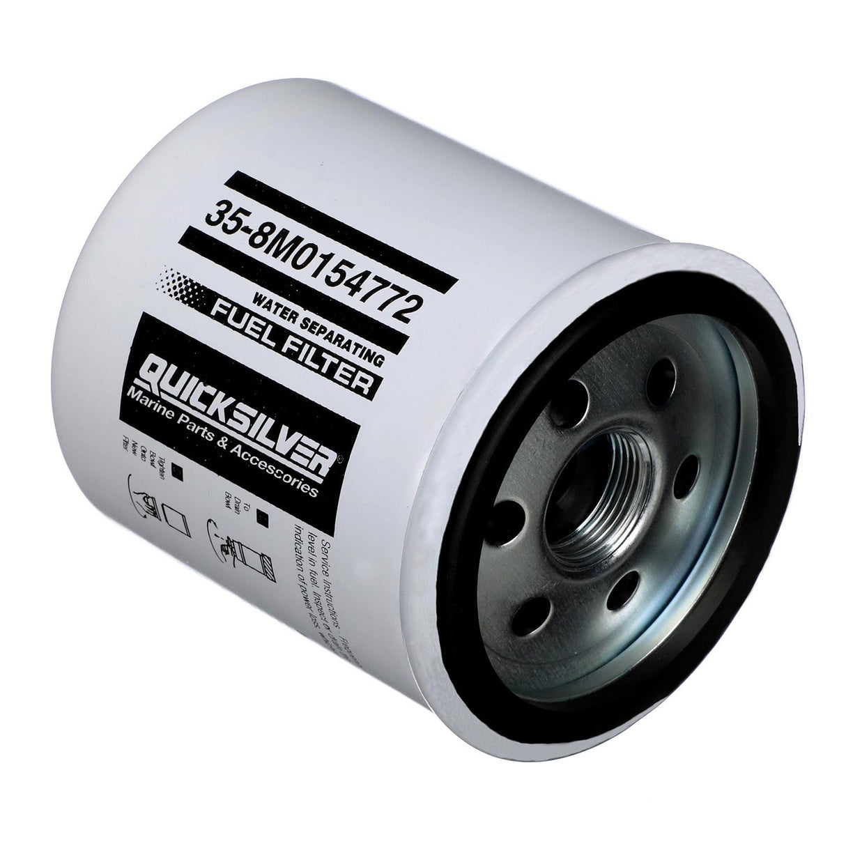 OEM Mercury / Quicksilver 8M0154772 Water Separating Fuel Filter for Select Johnson and Evinrude Outboards