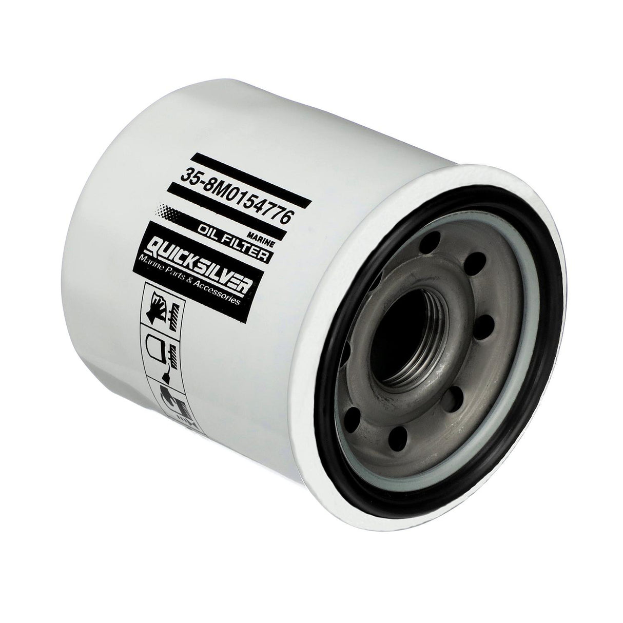 OEM Mercury / Quicksilver 8M0154776 Oil Filter for Select 2000-2018 Yamaha, Honda, and Nissan/Tohatsu 9.9-115hp Outboards