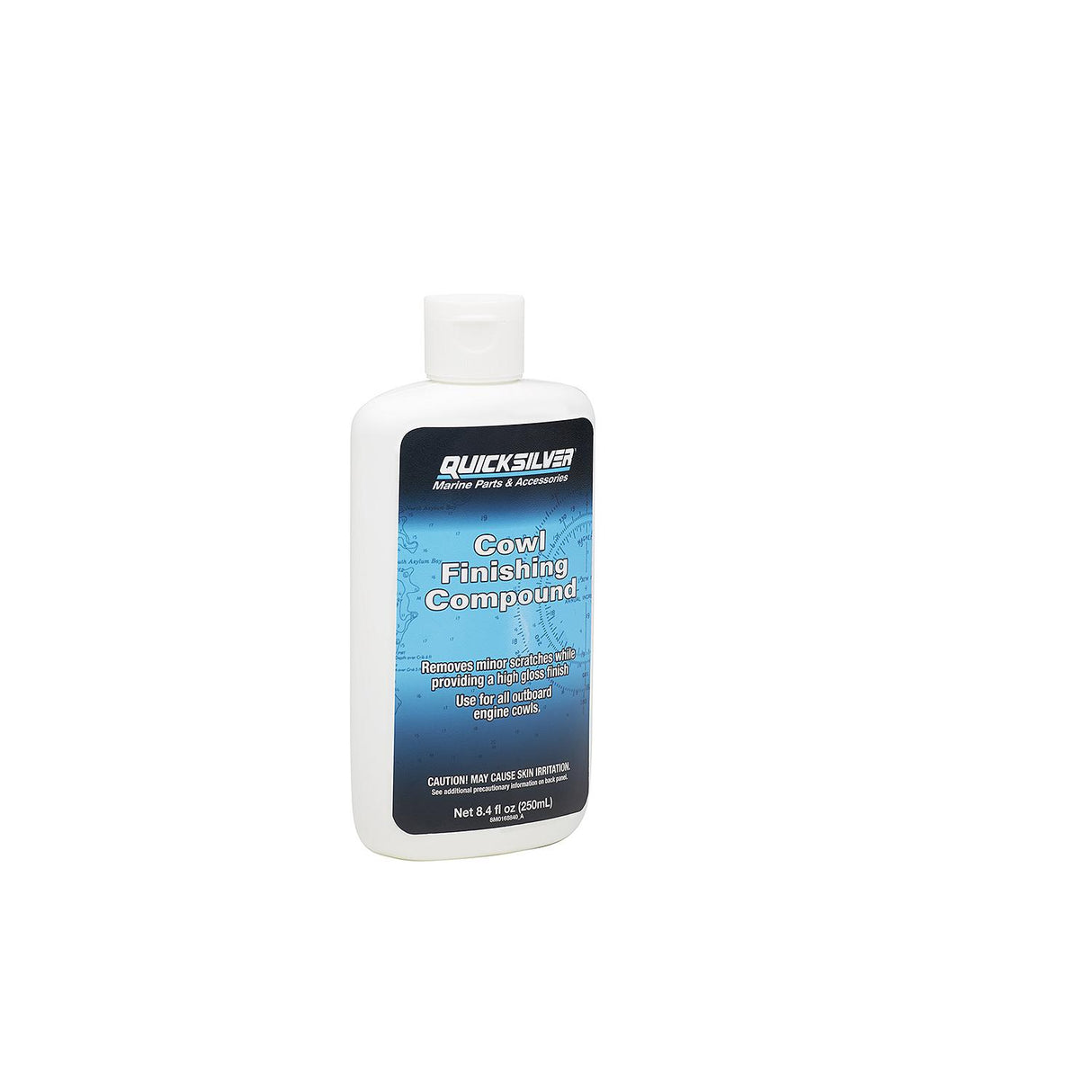 OEM Mercury / Quicksilver 8M0168837 High-Gloss Cowl Finishing Compound, Fine Grit, 8.4 oz. Bottle