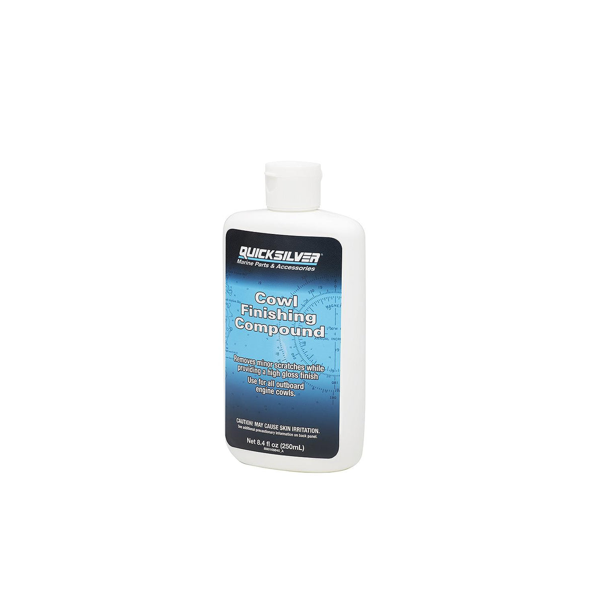 OEM Mercury / Quicksilver 8M0168837 High-Gloss Cowl Finishing Compound, Fine Grit, 8.4 oz. Bottle