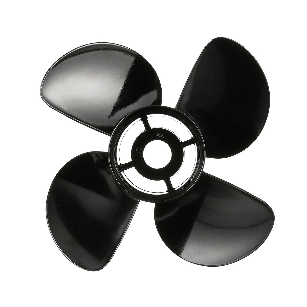 OEM Mercury / Quicksilver Nemesis 4-Blade Aluminum Propeller, 12.5" Diameter x 19" Pitch, Right Hand Rotation