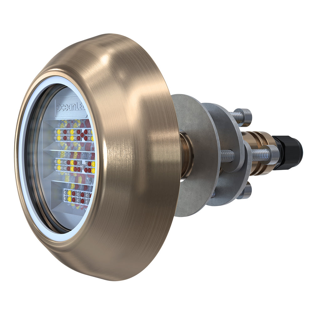 OceanLED Explore E6 Thru-Hull Underwater Light, RGBW Colours DMX | E6TH009CD