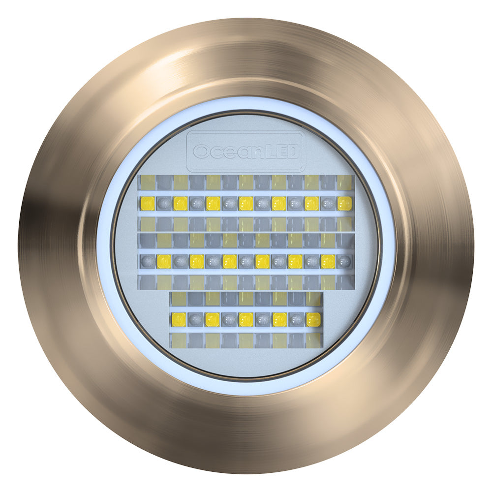 OceanLED Explore E6 Thru-Hull Underwater Light, Ultra White / Midnight Blue | E6TH009BW