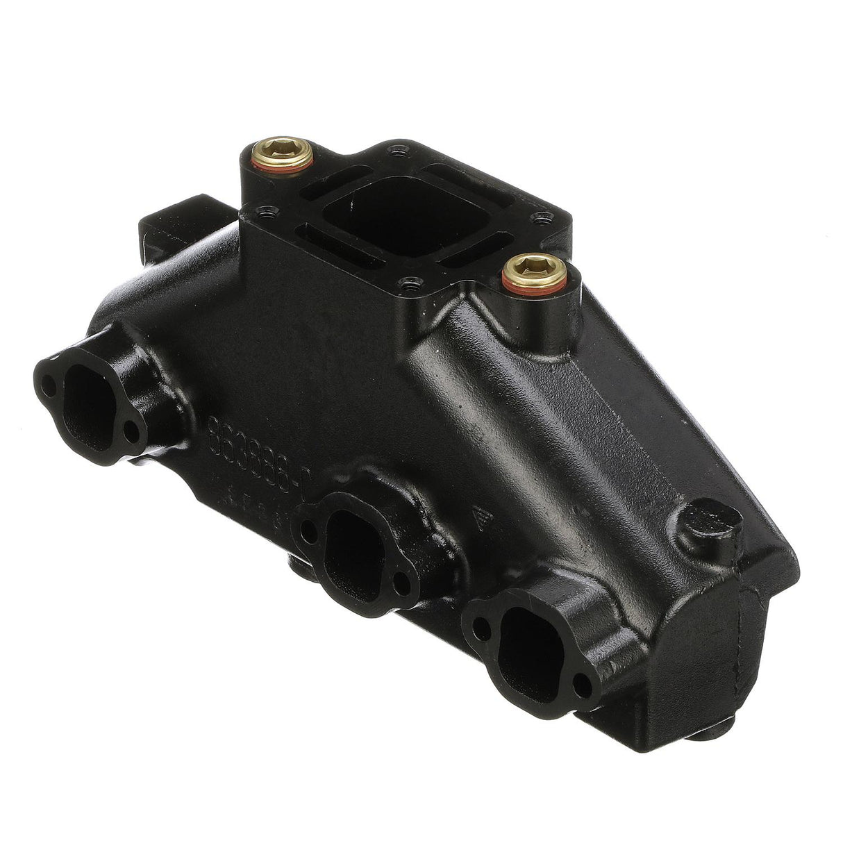 OEM MerCruiser Quicksilver V6 4.3 Exhaust Manifold - Ceramic Coated - Wet Joint 99746A17 (1985-2002)