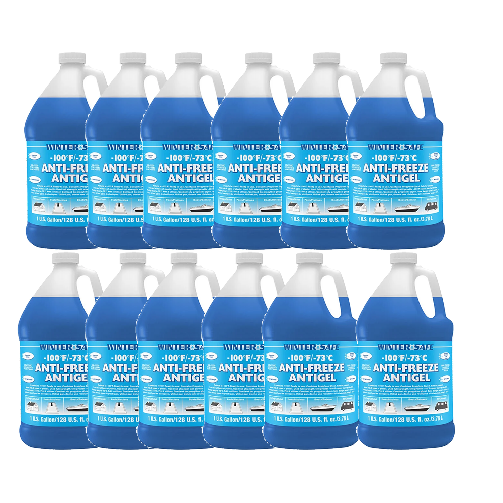 StarBrite Wintersafe -100°F Marine Boat Antifreeze Gallon Multipack (3, 6, 12, 24)