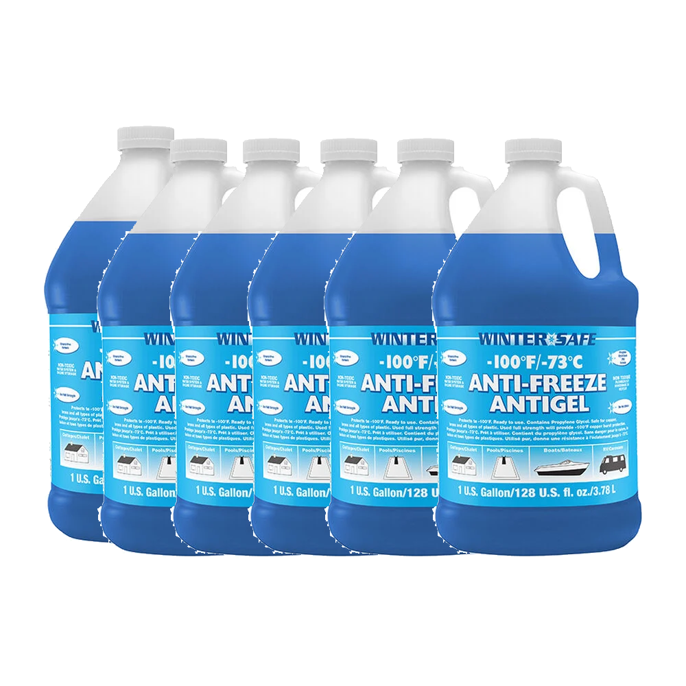 StarBrite Wintersafe -100°F Marine Boat Antifreeze Gallon Multipack (3, 6, 12, 24)