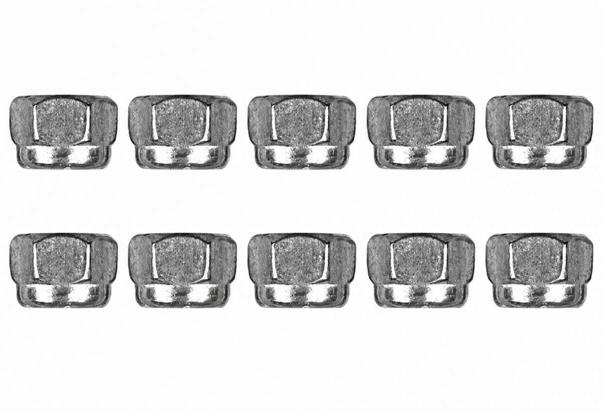OEM Quicksilver 8M0204653 7/16-20 Nylon-Insert Lock Nut for Mercury & MerCruiser — pack of 10 complete sale units