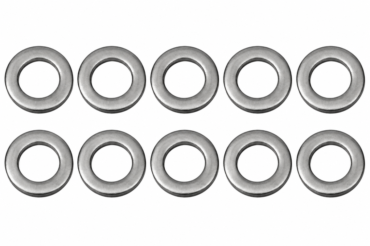 OEM Quicksilver 8M0204665 Stainless Transom Mounting Washer for Mercury Verado Outboards — pack of 10