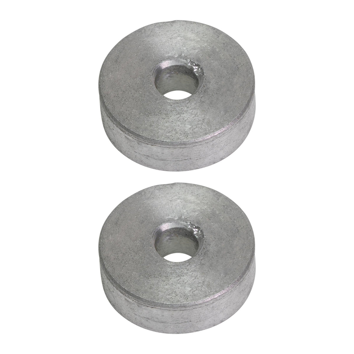 OEM Mercury / Quicksilver 823913Q Round Button Style Aluminum Anode 823913Q — pack of 2 supplier units