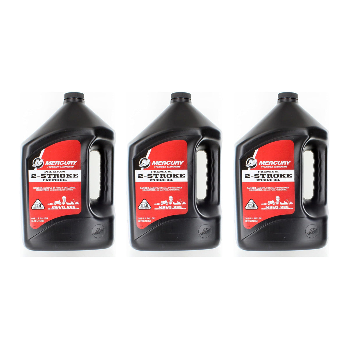 OEM Mercury / Quicksilver W Oil Tcw3 Prem. Gal @ 3 – 92-858022K01 — pack of 3 supplier units