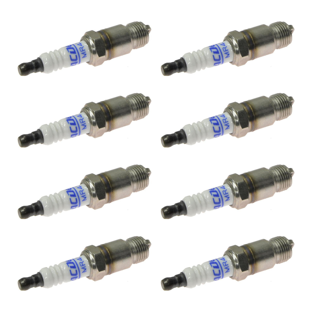 Quicksilver 898264001 AC Delco MR43T Spark Plug for MerCruiser GM Marine Engines — pack of 8