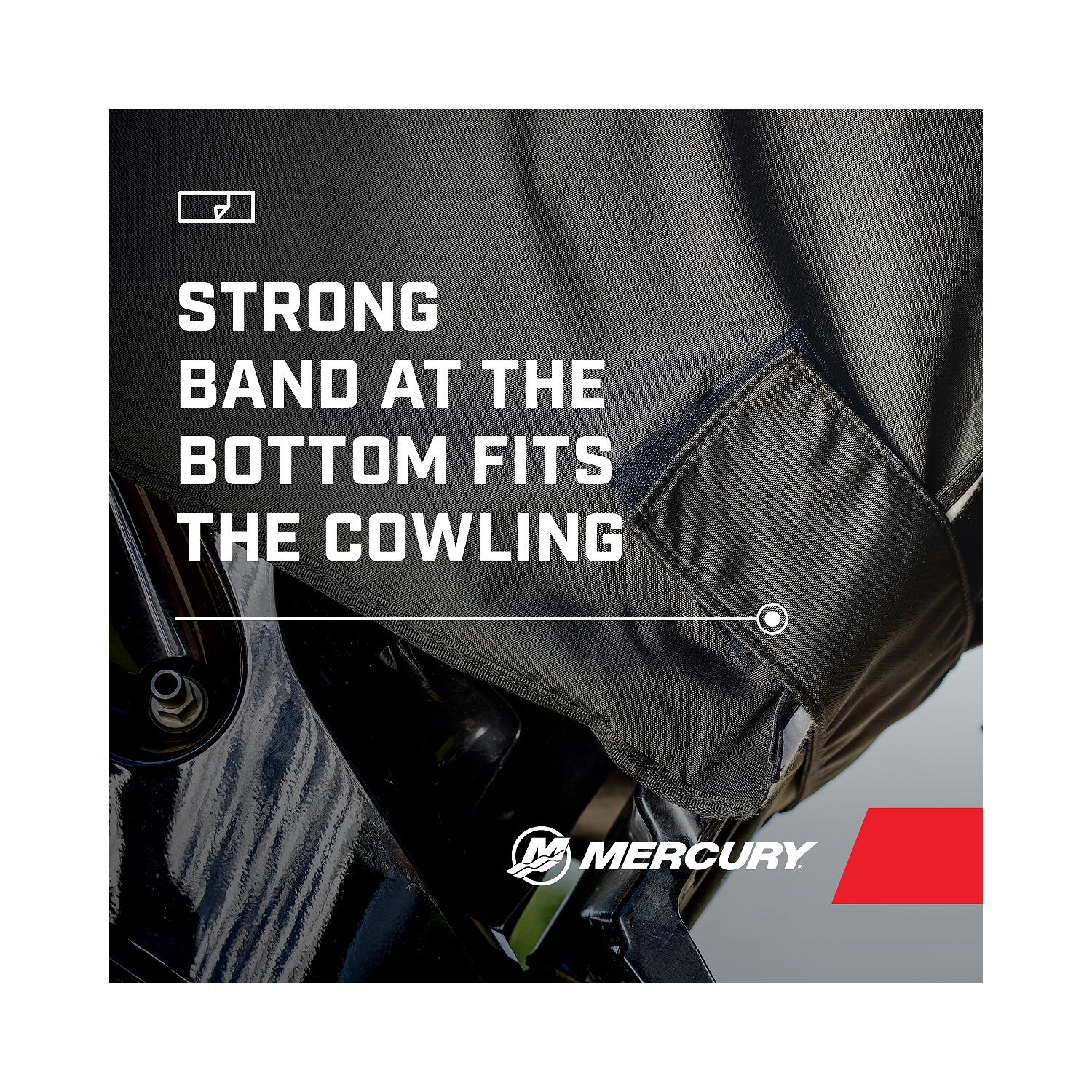 Mercury Marine Tow N Stow Outboard Cover 200-300hp Pro XS, Black