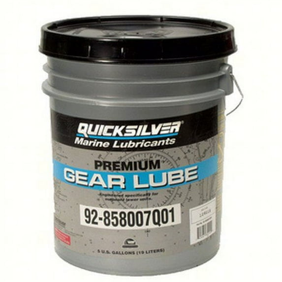 OEM Mercury / Quicksilver Premium Blend Gear Lube – 5 Gal – 858023K01