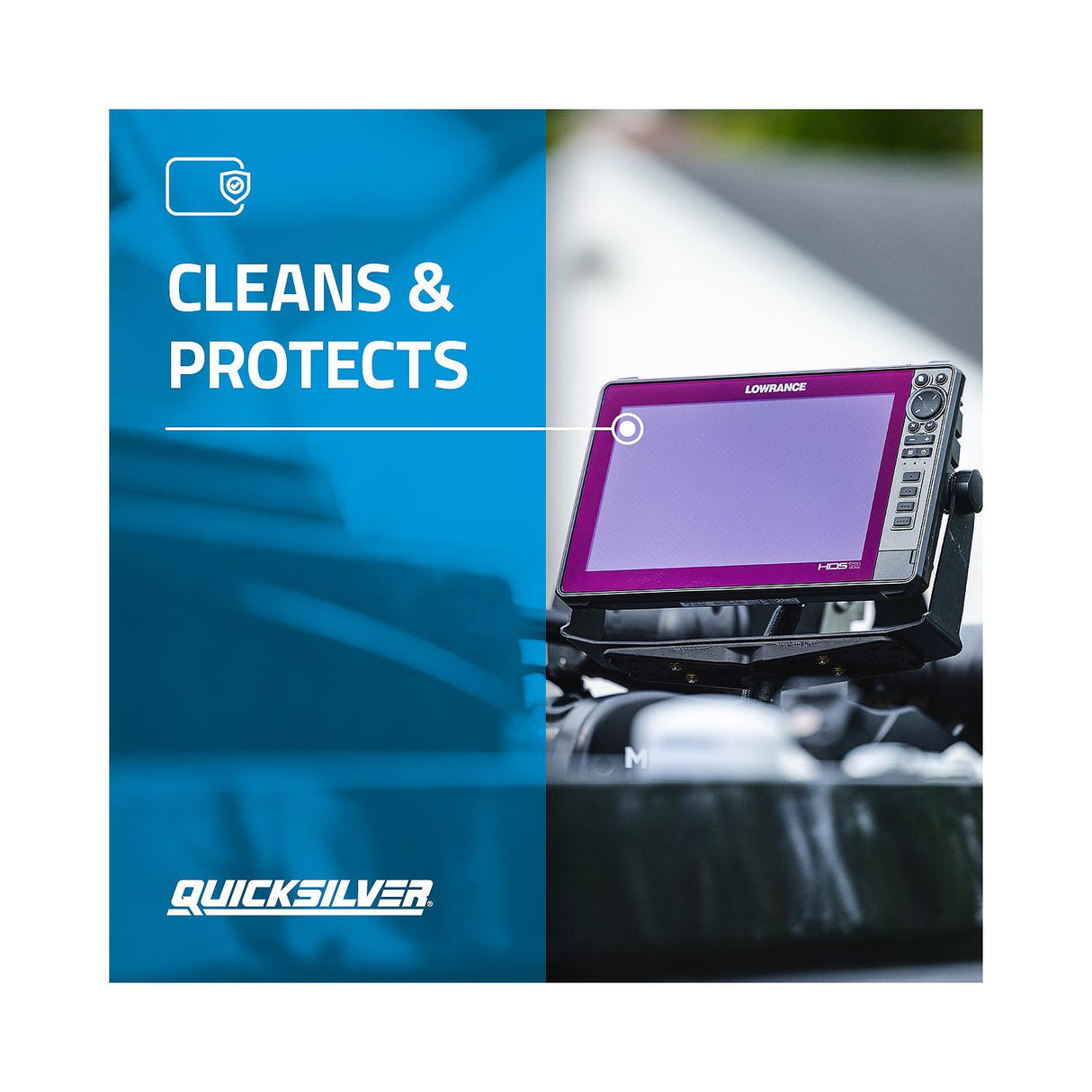 OEM Mercury / Quicksilver 8M0224418 Screen & Glass Cleaner For Marine Electronics, Windshields and Mirrors, 8 oz.