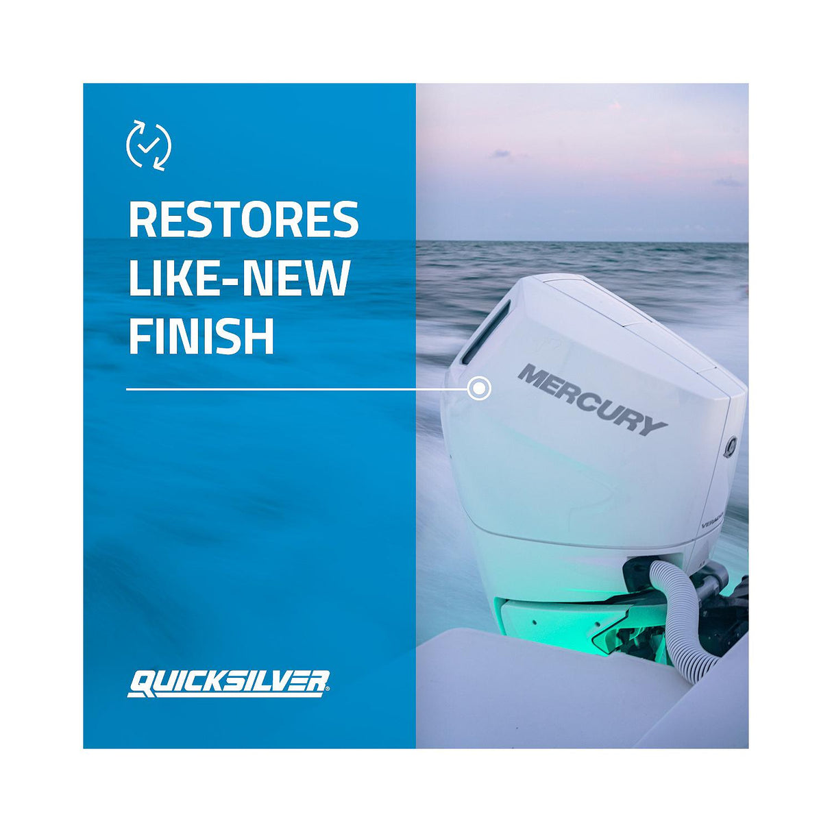 OEM Mercury / Quicksilver Spotless Shine For Marine Boats and Outboard Engines, RV and Powersports, 32 oz.