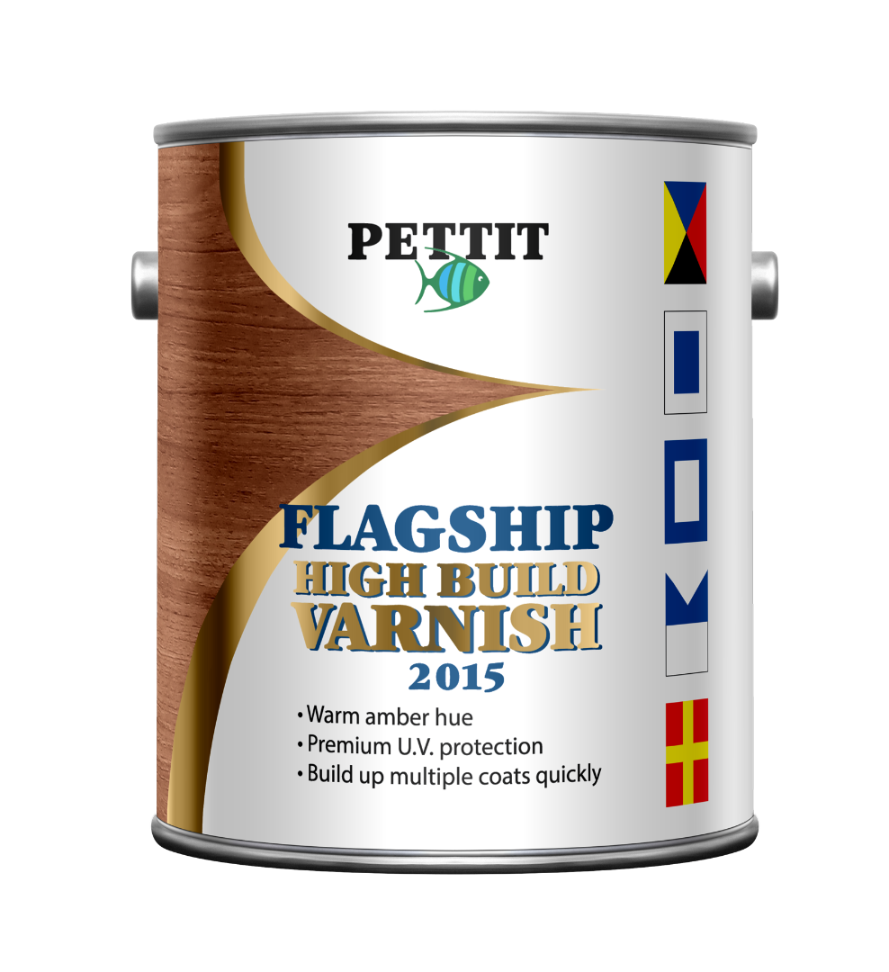 Pettit Flagship High Build Varnish 2015 — official manufacturer range image; see product title for size and color