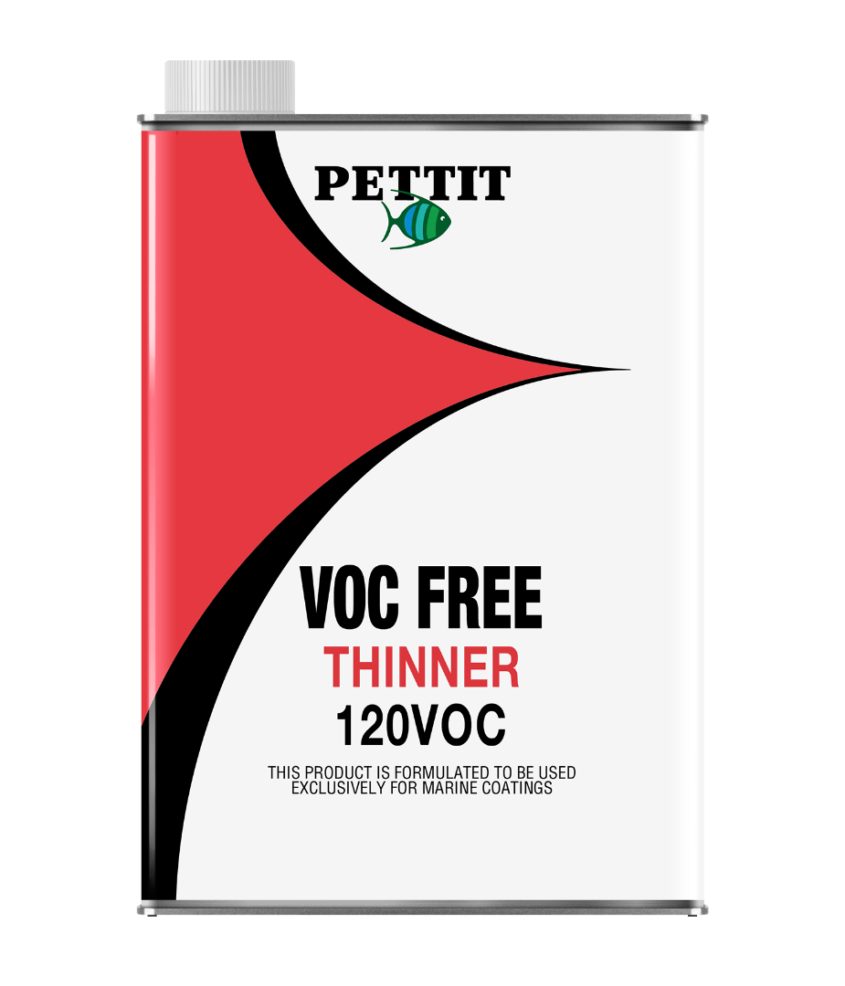 Pettit 120 VOC-Free Thinner — official manufacturer range image; see product title for size and color