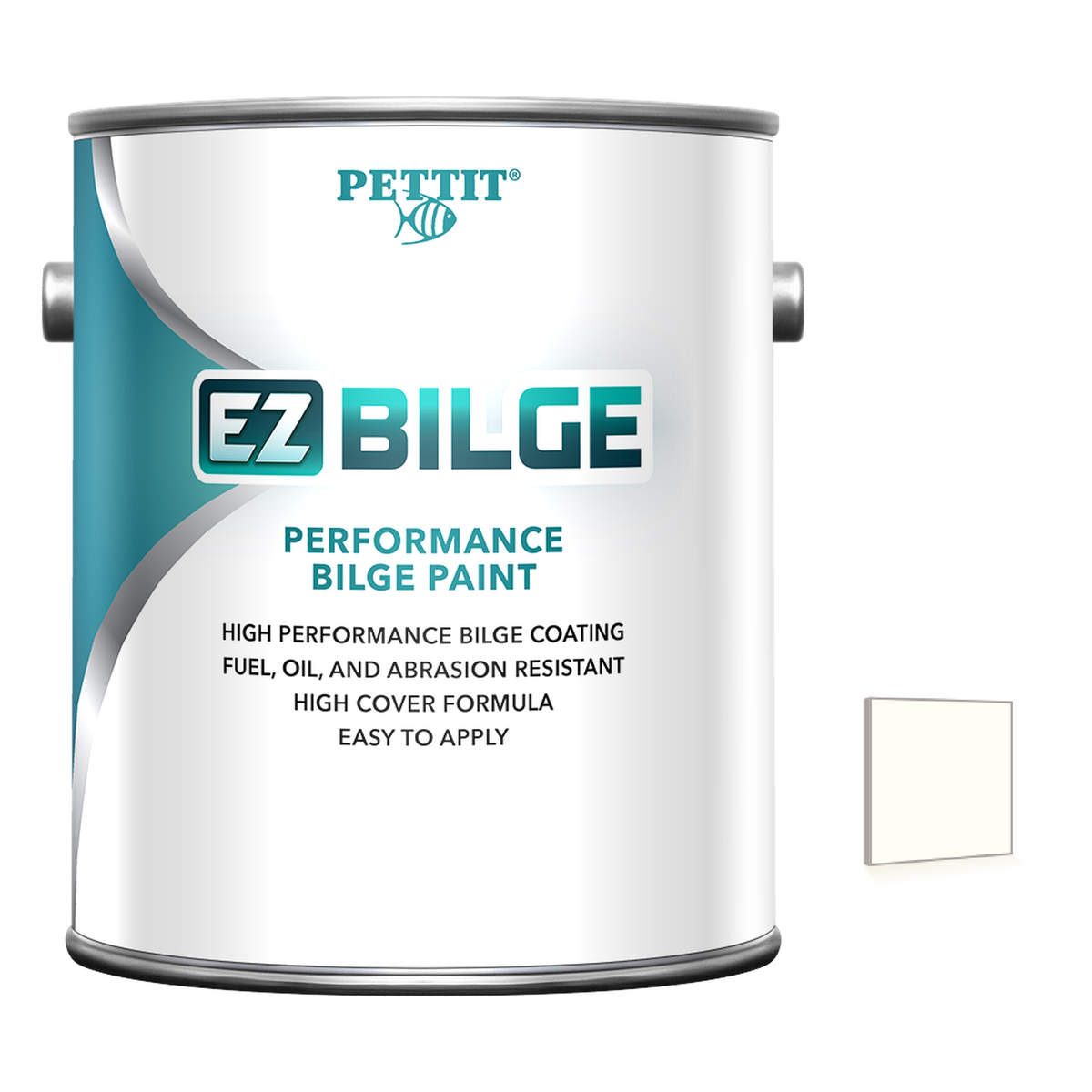 Pettit EZ Bilge packaging with official White color swatch