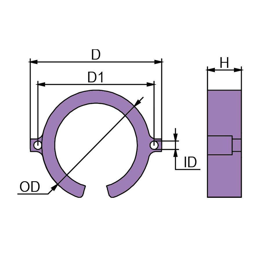 Martyr CM806188A, CM806188M manufacturer dimensional drawing