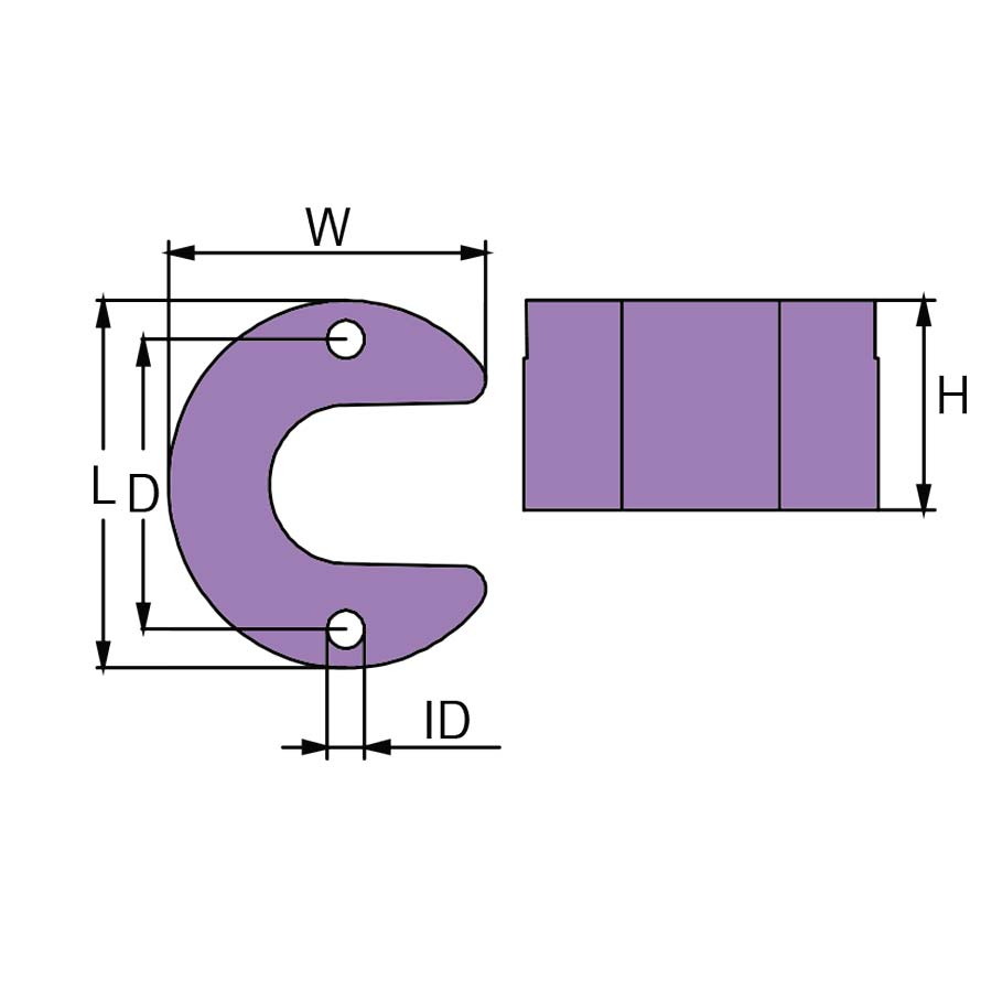 Martyr CM806190A, CM806190M, CM806190Z manufacturer dimensional drawing
