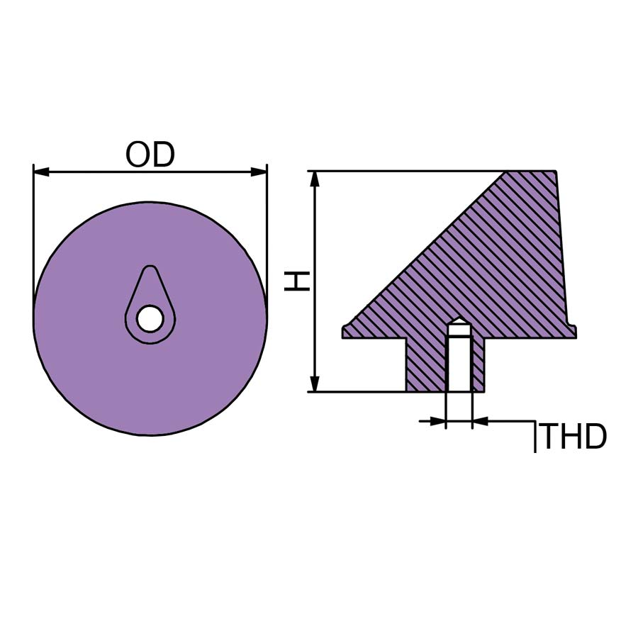Martyr CM5512587D00Z manufacturer dimensional drawing