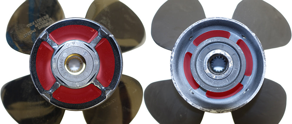 Turning Point manufacturer four-blade exhaust-port comparison