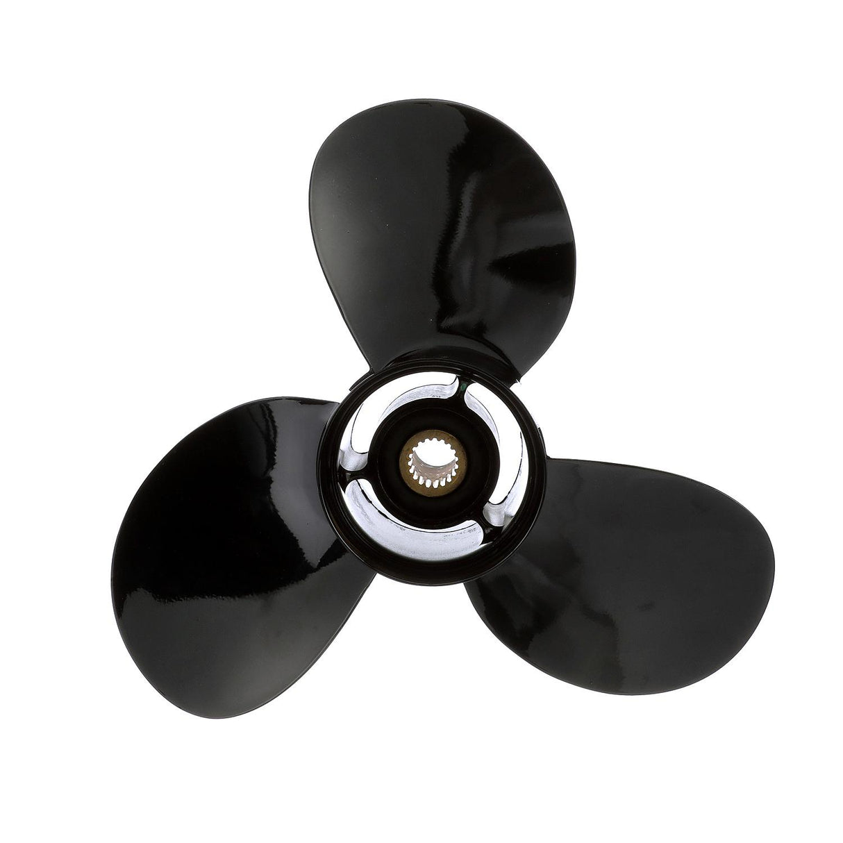 OEM Mercury / Quicksilver Black Diamond Bravo Two Propeller Black Finish, 18.3" Diameter x 19" Pitch, Right Hand Rotation