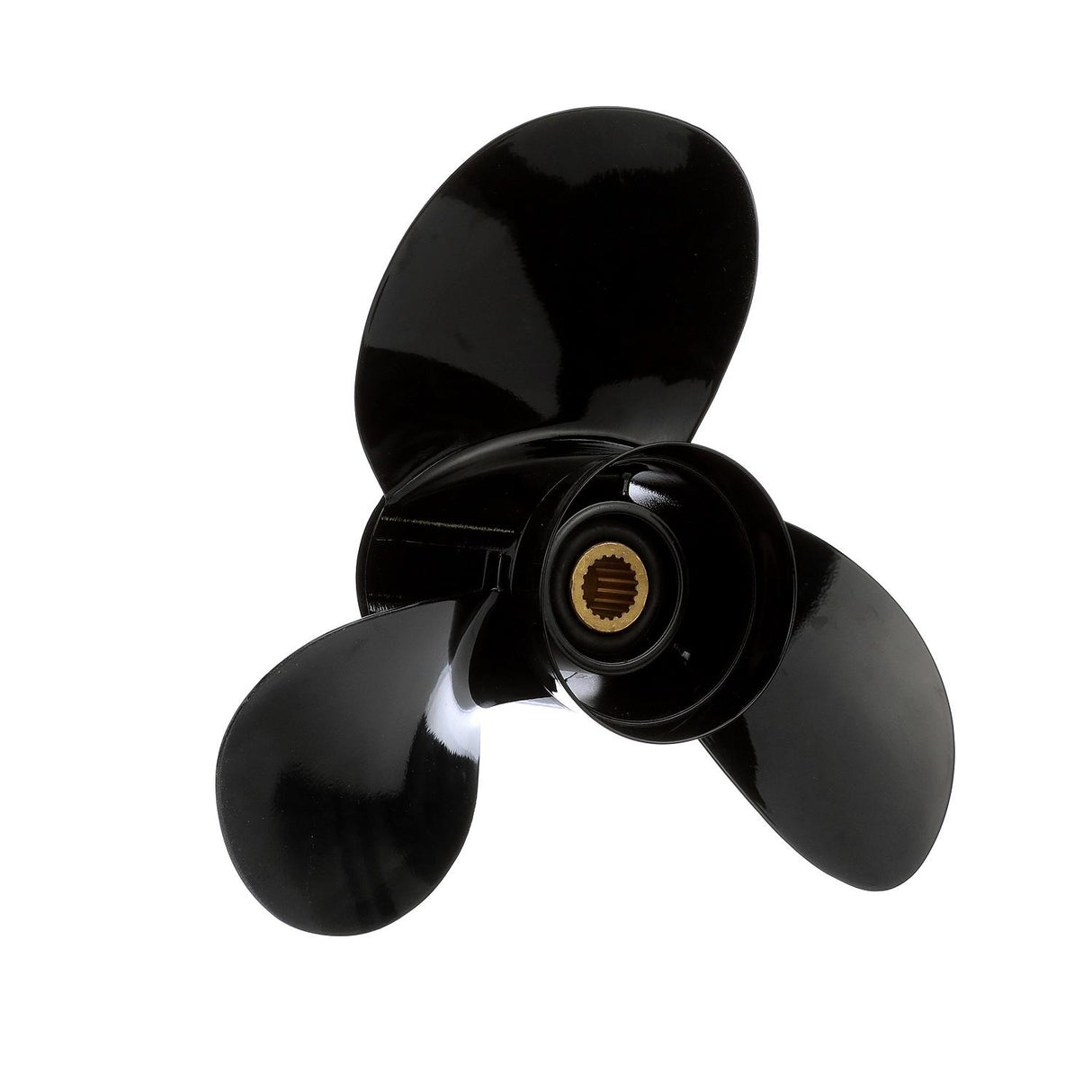 OEM Mercury / Quicksilver Black Diamond Bravo Two Propeller Black Finsih, 17.50" Diameter X 23" Pitch, Left Hand Rotation