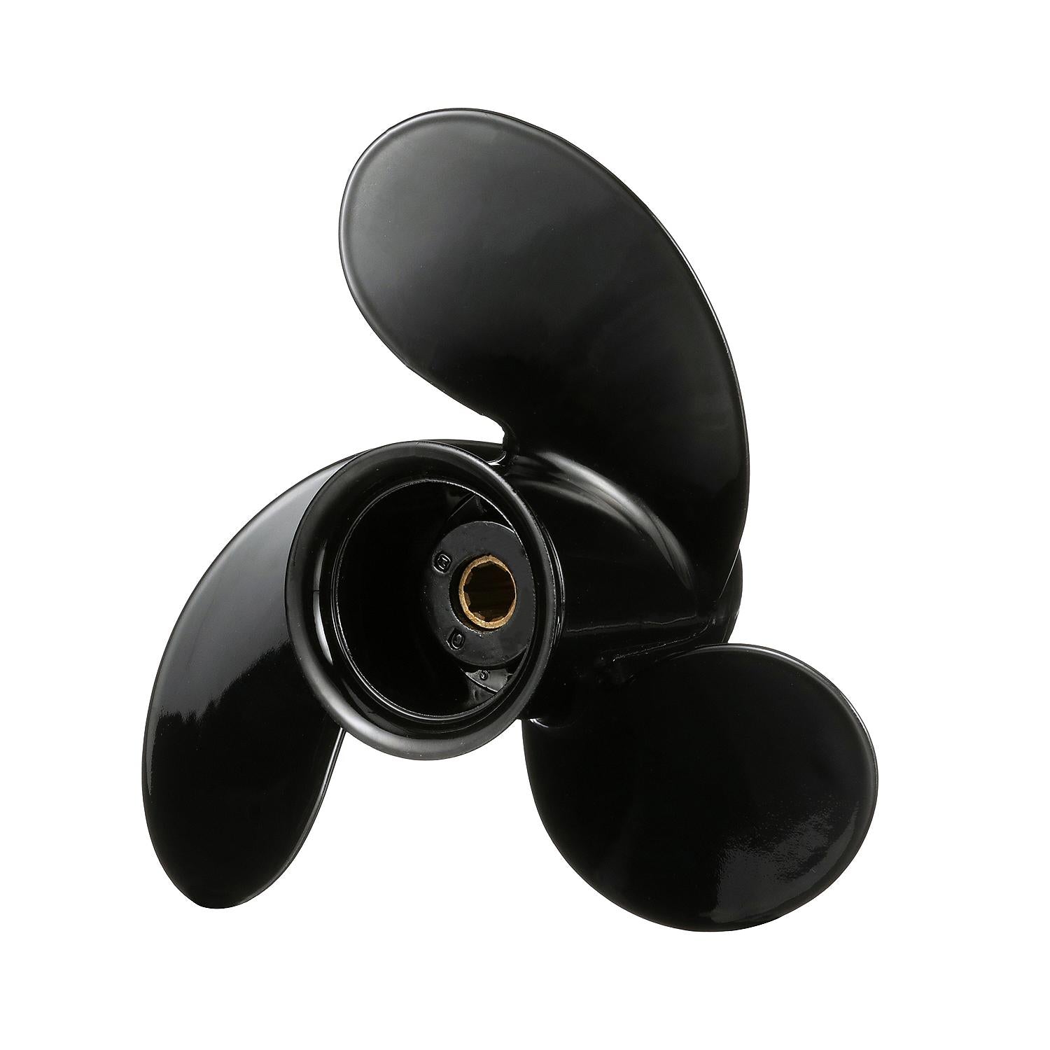 OEM Mercury / Quicksilver Black Diamond 3-Blade Aluminum Propeller, 9" Diameter x 9" Pitch, Right Hand Rotation