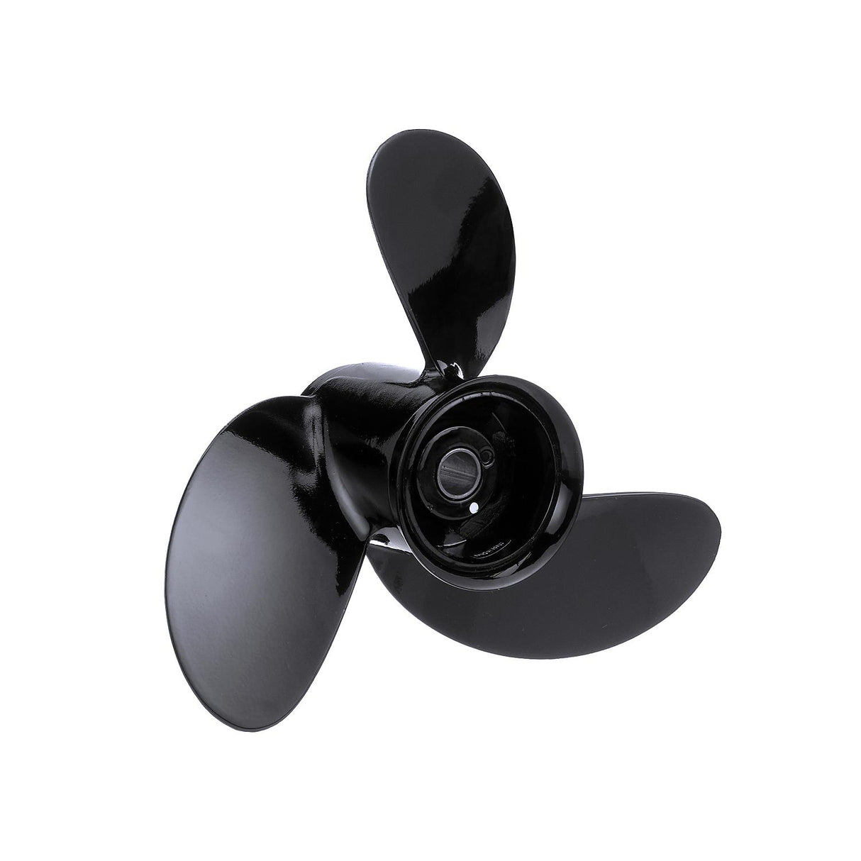OEM Mercury / Quicksilver Black Diamond 3-Blade Aluminum Propeller, 8.9" Diameter x 7.5" Pitch, Right Hand Rotation
