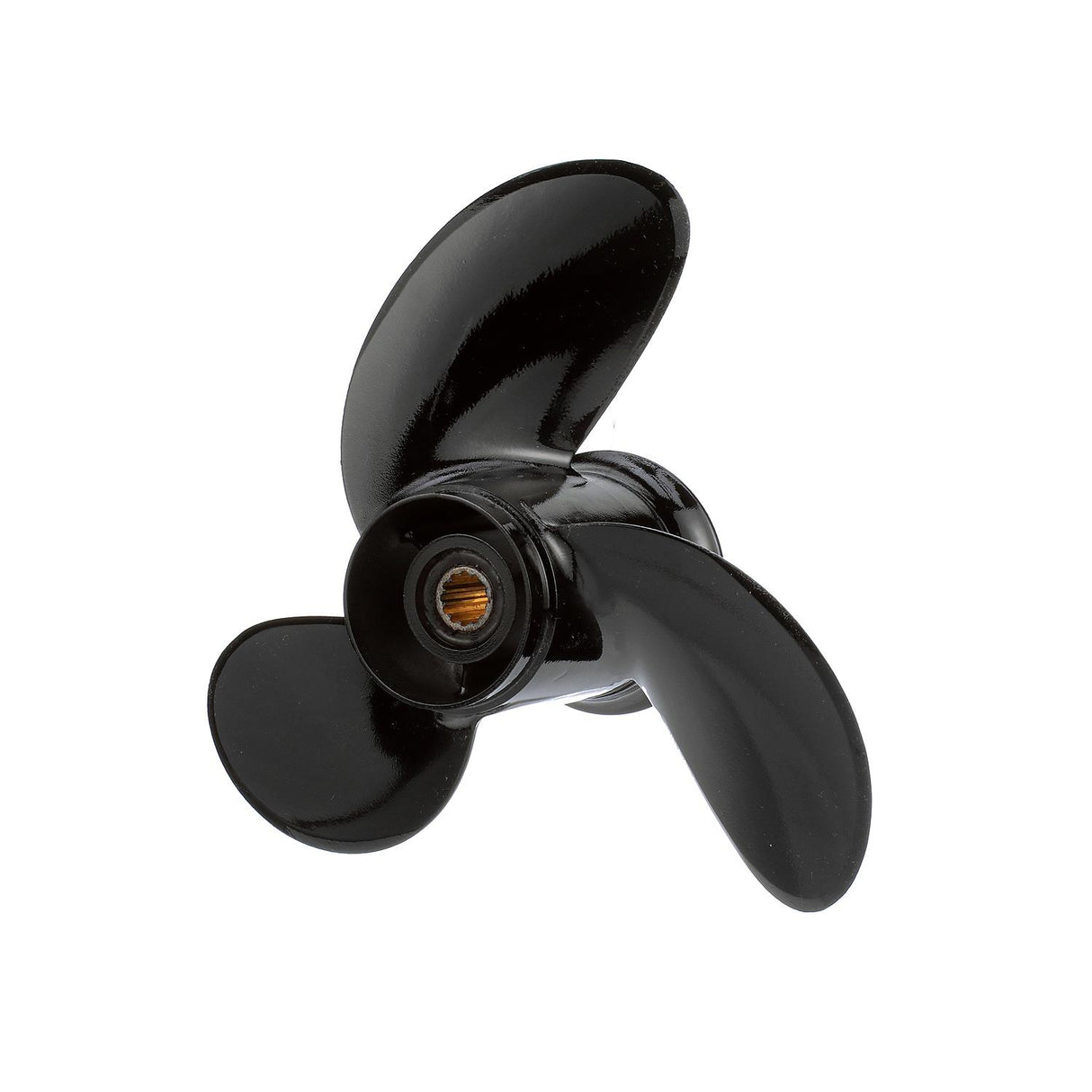 OEM Mercury / Quicksilver Black Diamond 3-Blade Aluminum Propeller, 8.9" Diameter x 7.5" Pitch, Right Hand Rotation