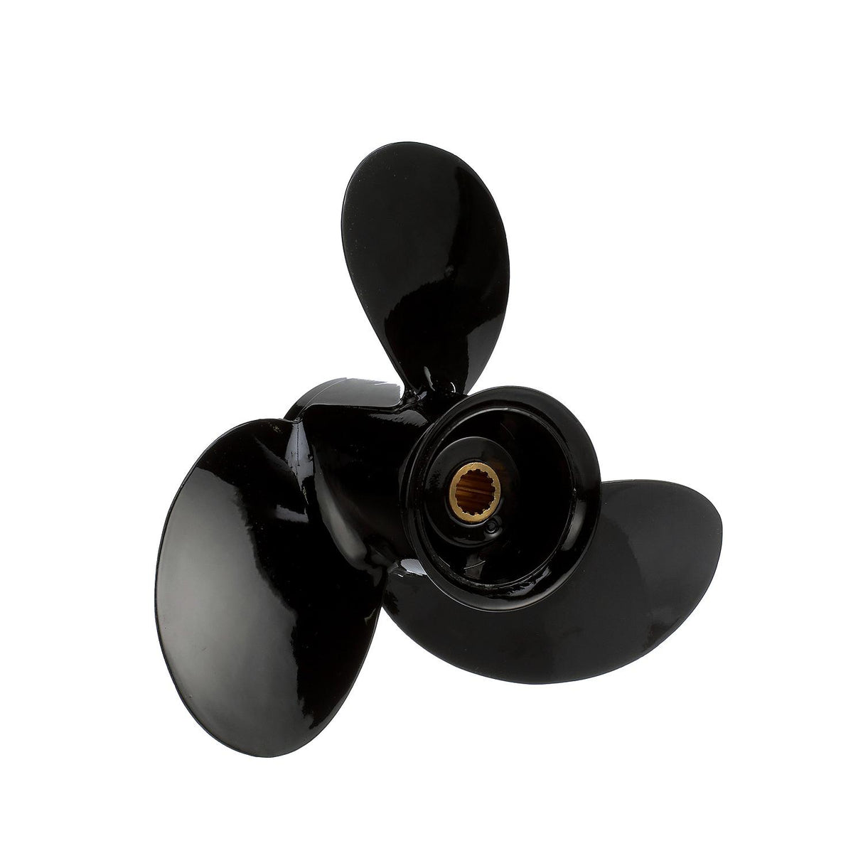 OEM Mercury / Quicksilver Black Diamond 3-Blade Aluminum Propeller, 10" Diameter x 5" Pitch, Right Hand Rotation