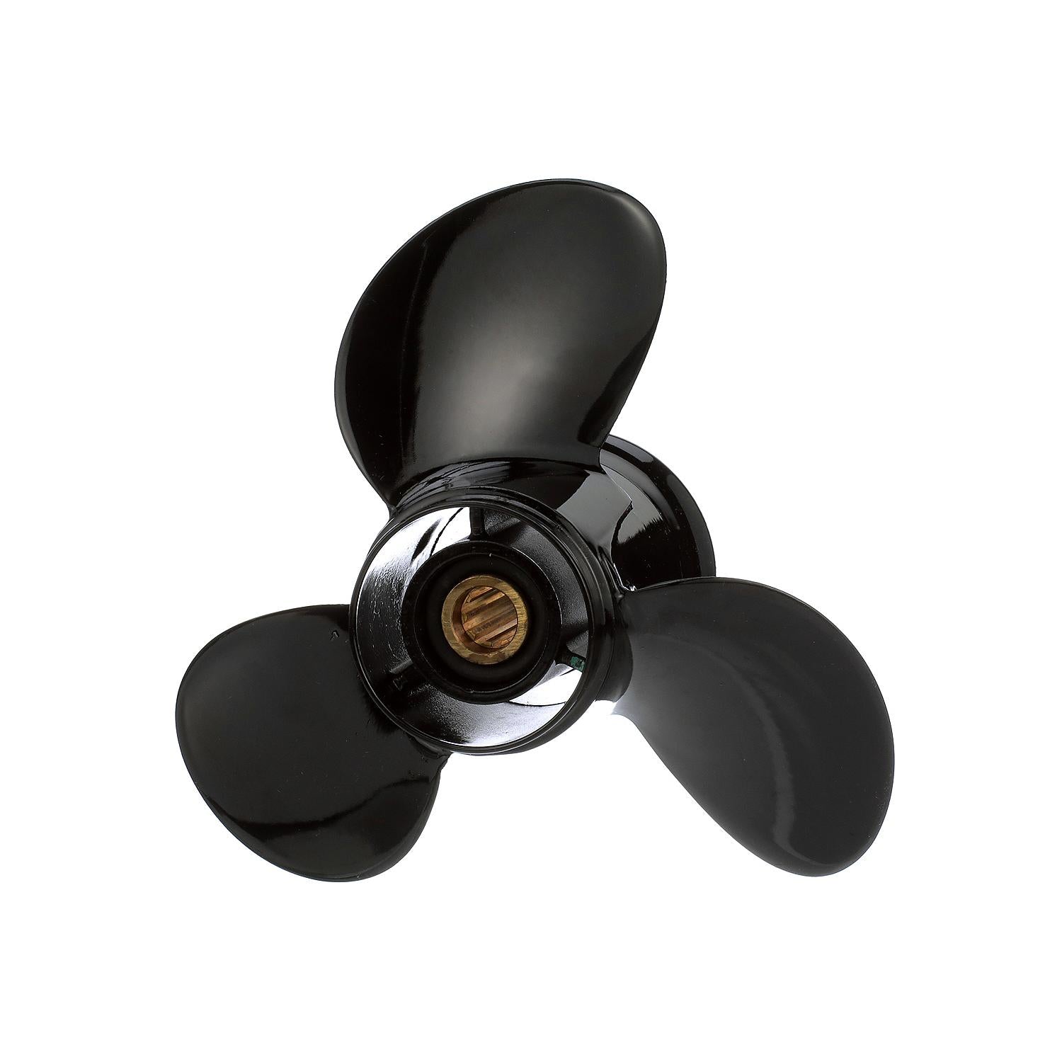OEM Mercury / Quicksilver Black Diamond 3-Blade Aluminum Propeller, 9.5" Diameter x 11" Pitch, Right Hand Rotation