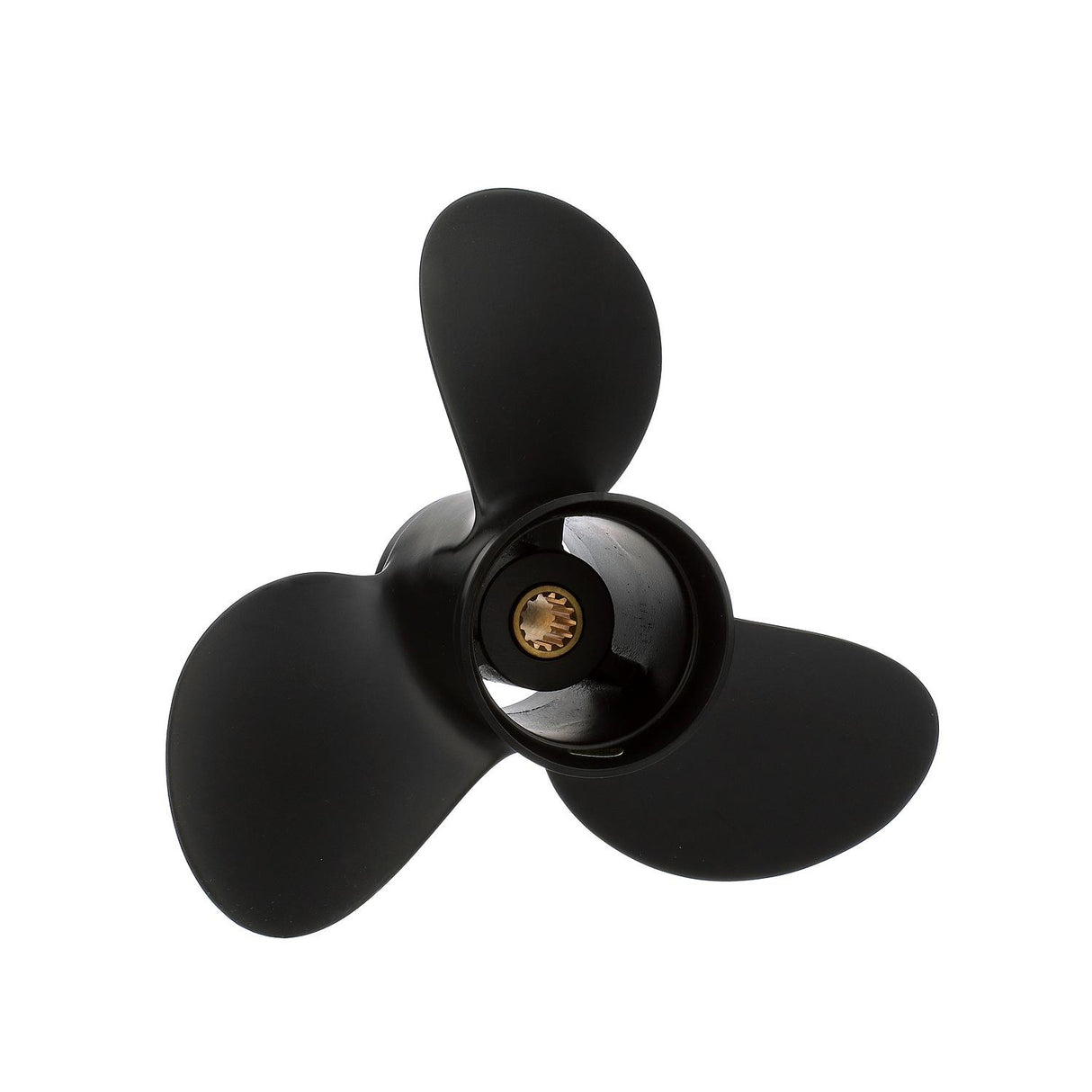 OEM Mercury / Quicksilver Black Diamond 3-Blade Aluminum Propeller, 9.3" Diameter x 11" Pitch, Right Hand Rotation