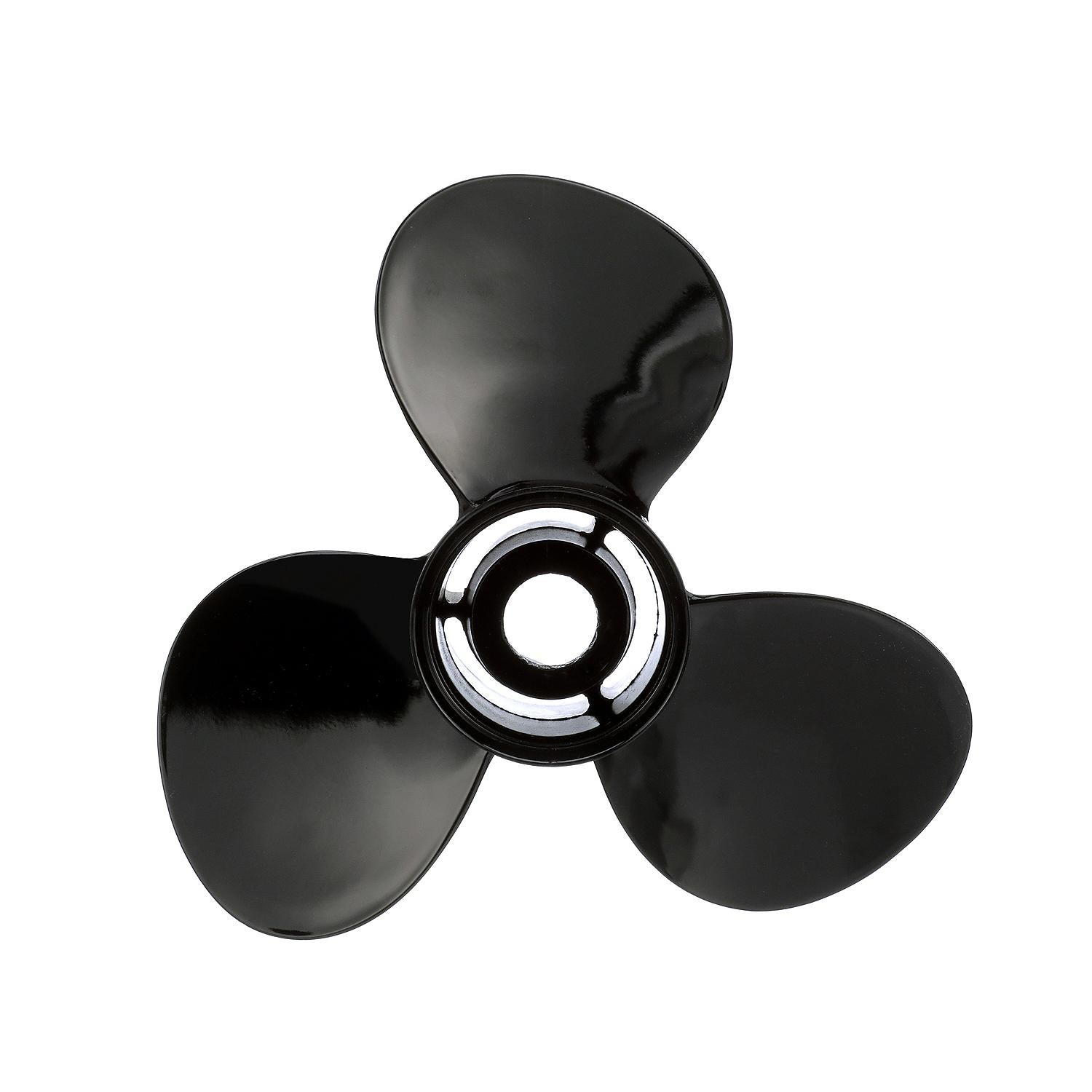 OEM Mercury / Quicksilver Black Diamond 3-Blade Aluminum Propeller, 14" Diameter x 13" Pitch, Right Hand Rotation
