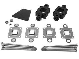 OEM Quicksilver 865996A01 MerCruiser 1.7-Inch Dry-Joint Exhaust Riser Kit, Closed Cooling — manufacturer catalog product photo