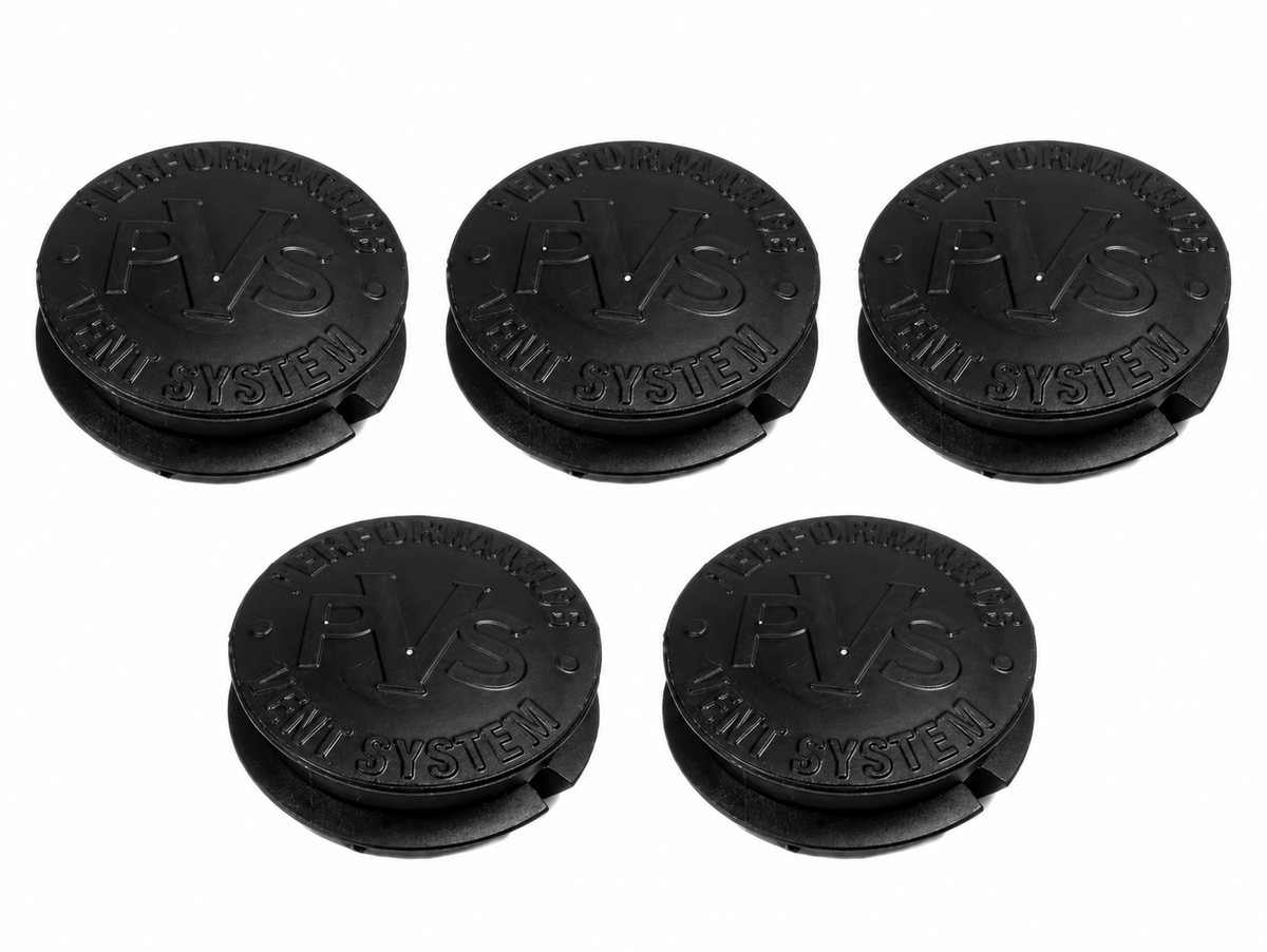 OEM Quicksilver 8M0214985 solid PVS vent plugs — pack of five