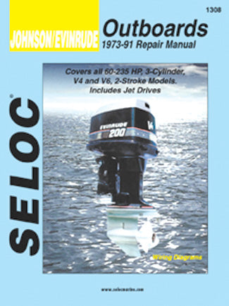 Seloc Johnson/Evinrude Outboard Repair Manual for 1973 - 1991
