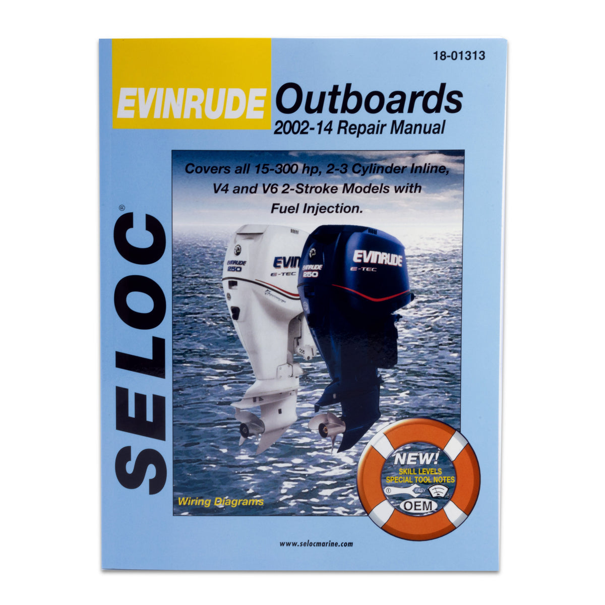 Seloc Evinrude Outboard Repair Manual for 2002 - 2014