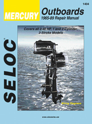 Seloc Mercury Outboard Repair Manual for 1965 - 1989