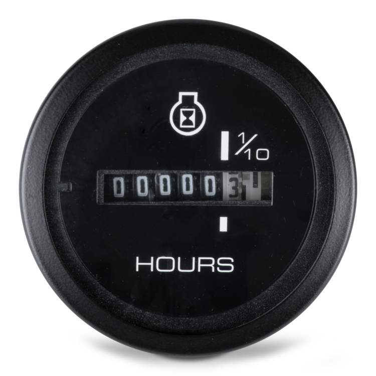 Hourmeter, Eclipse 2" 12-24VDC