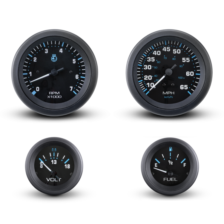 4 Gauge Set, Eclipse | 68412P