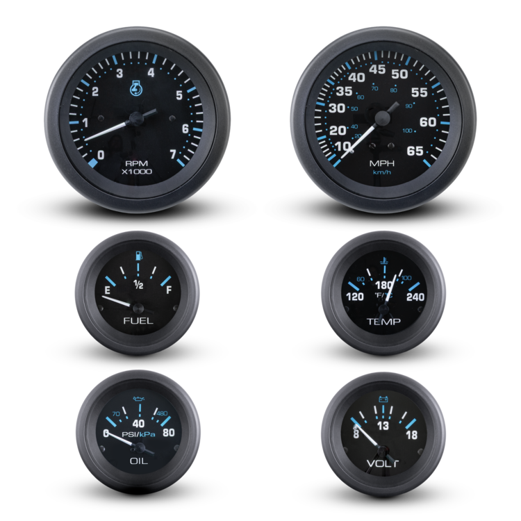 6 Gauge Set, Eclipse | 68413P